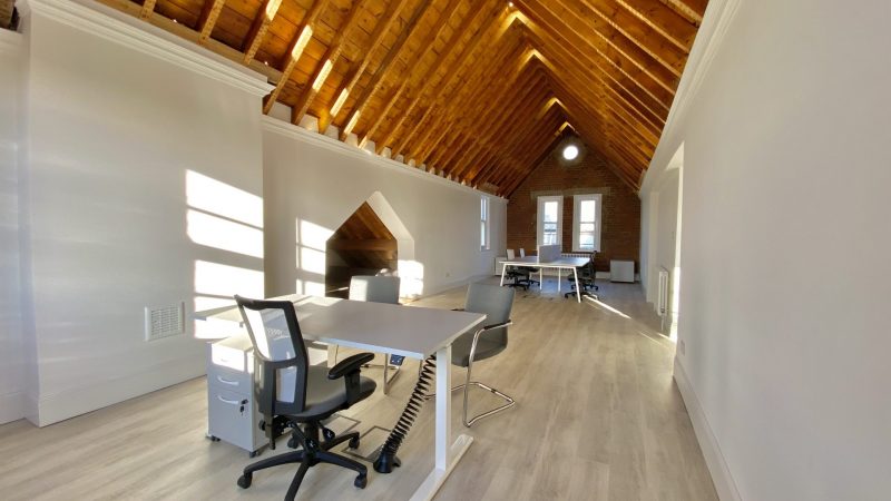 Striking new workspace completed at The Fleming